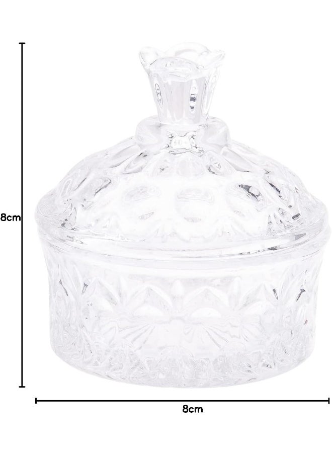 AKDC AKDC Sugar Pot L(8CM) XW(8CM) XH(8CM) Transparent  - Image 4