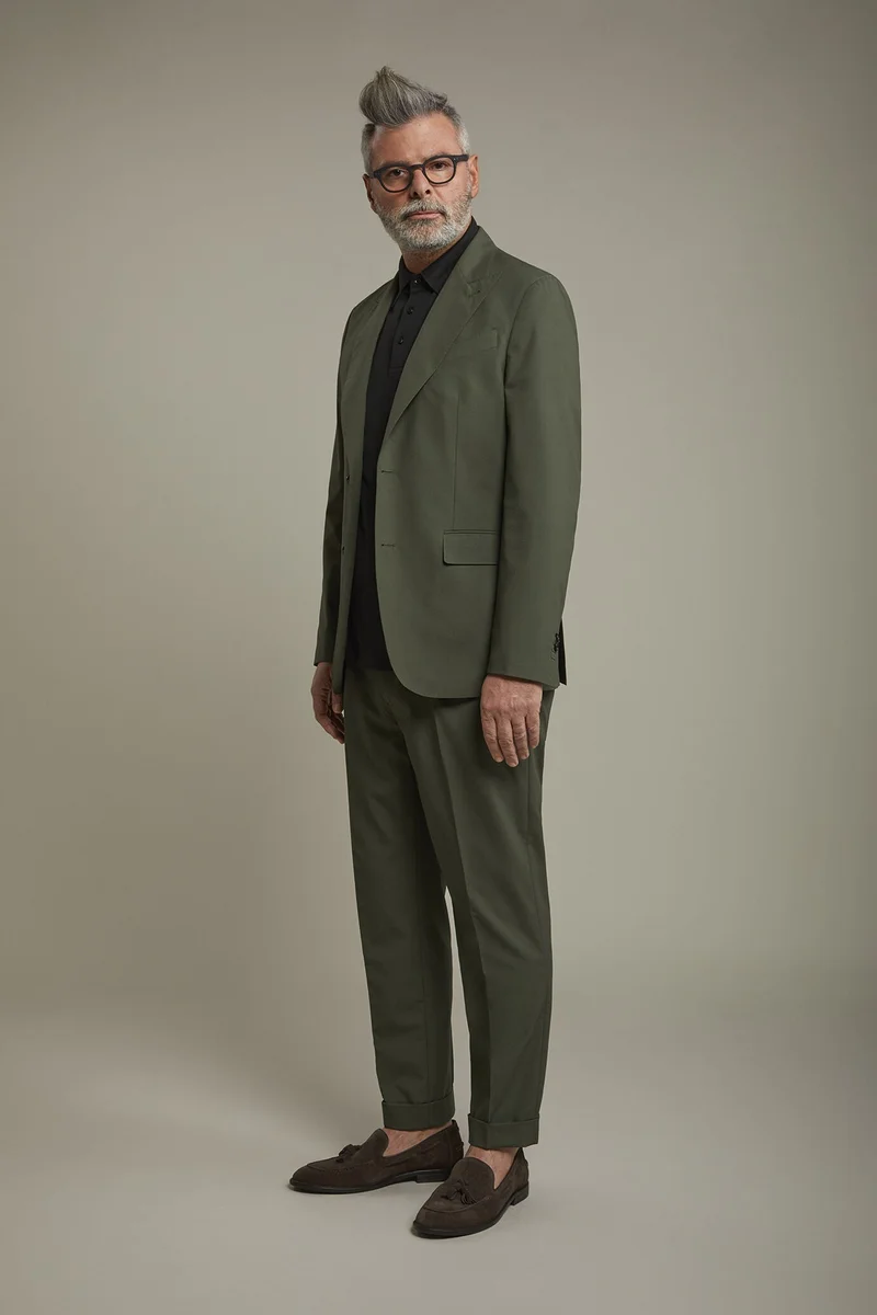 Doppelganger  Men's single-breasted suit - Green for Men | Best Price UAE