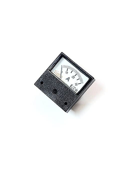 Generic ESPtronics Analog Ampere Meter 65mm Ac for Home Monitor Panel Indicator Stabilizer Switch Board Analog Volt Meter 030A Square Type 65mm Analog Ampere Meter AC 0 to 30 Ampere  - Image 3