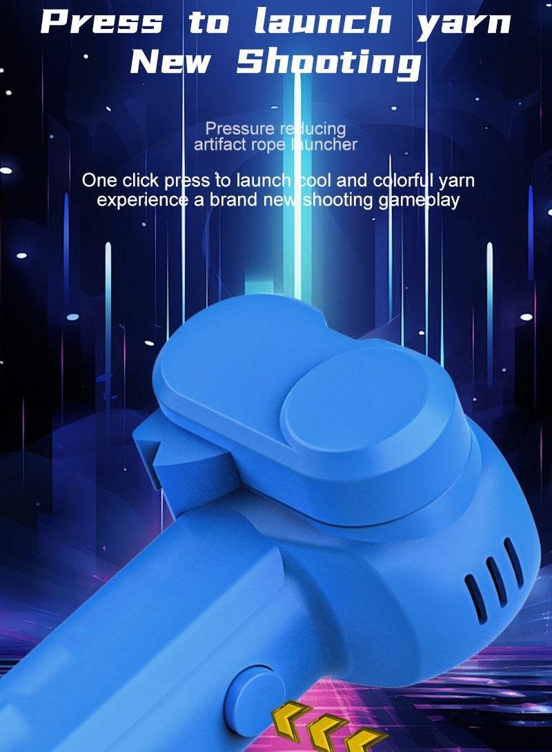 Stress Relive Glow-in-the-Dark Flying Rope Launcher - Party Game & Stress Relief Toy for Adults/Kids - 3m Auto-Spin Fun! - Image 4