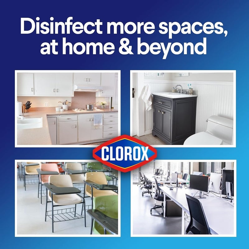 Clorox Disinfecting Wipes 35 Count Fresh Scent Kills 99.9% Germs Antibacterial Cleaning Wipes Multi Surface Safe for Wood Granite Steel Kitchen Bathroom Home Cleaning - Image 4