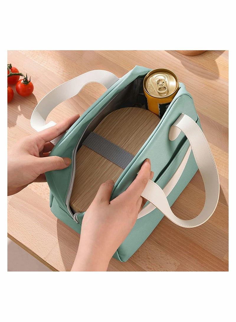 Excefore Lunch Bag for Womens and Mens, Reusable Insulated Cooler Lunch Bag (Blue) - Image 3