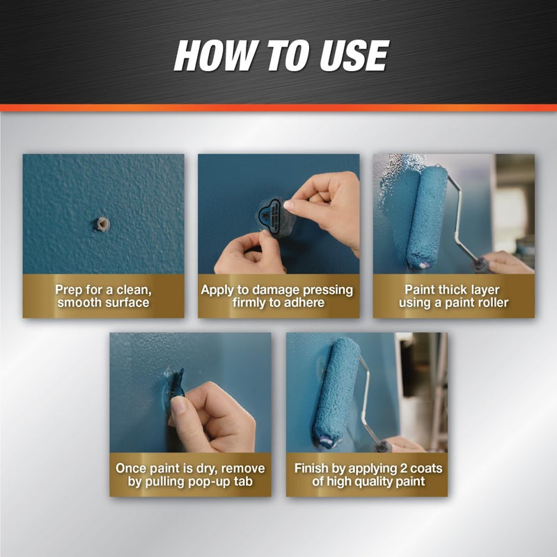 DAP Eclipse Rapid Wall Repair Patch, 2 in, 4 Pack (7079809161) - Image 3