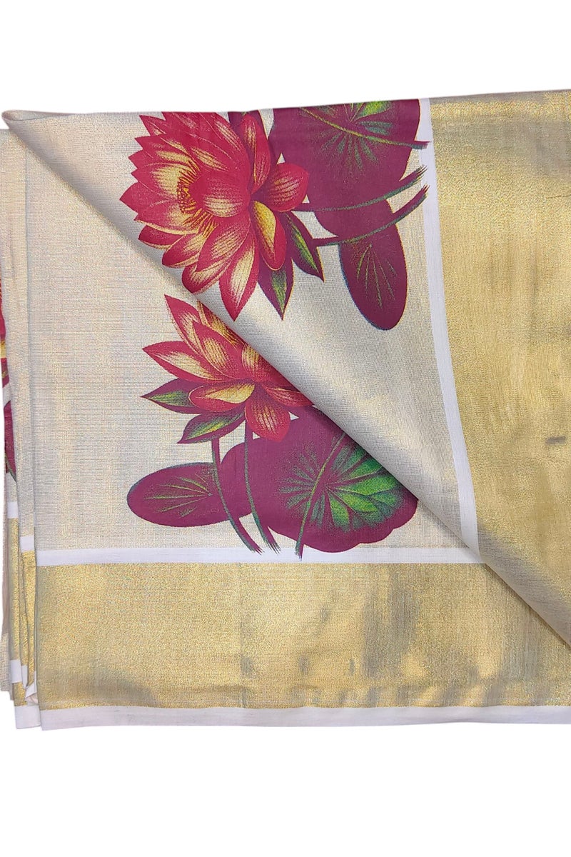 Kasavu Saree - Image 1
