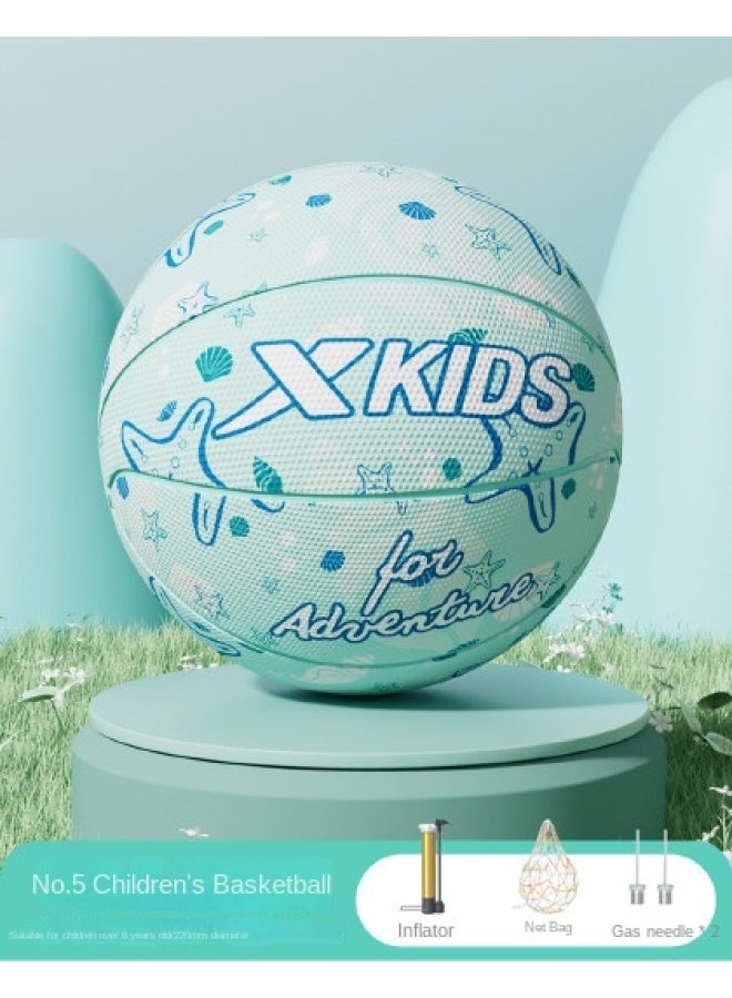 إكستيب كرة سلة أطفال أصلية مقاس 3-5، كرة تدريب خاصة لأطفال رياض الأطفال، كرة سلة متينة مقاس 4 للأطفال - Image 1