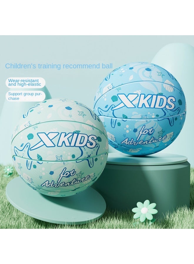 إكستيب كرة سلة أطفال أصلية مقاس 3-5، كرة تدريب خاصة لأطفال رياض الأطفال، كرة سلة متينة مقاس 4 للأطفال - Image 3