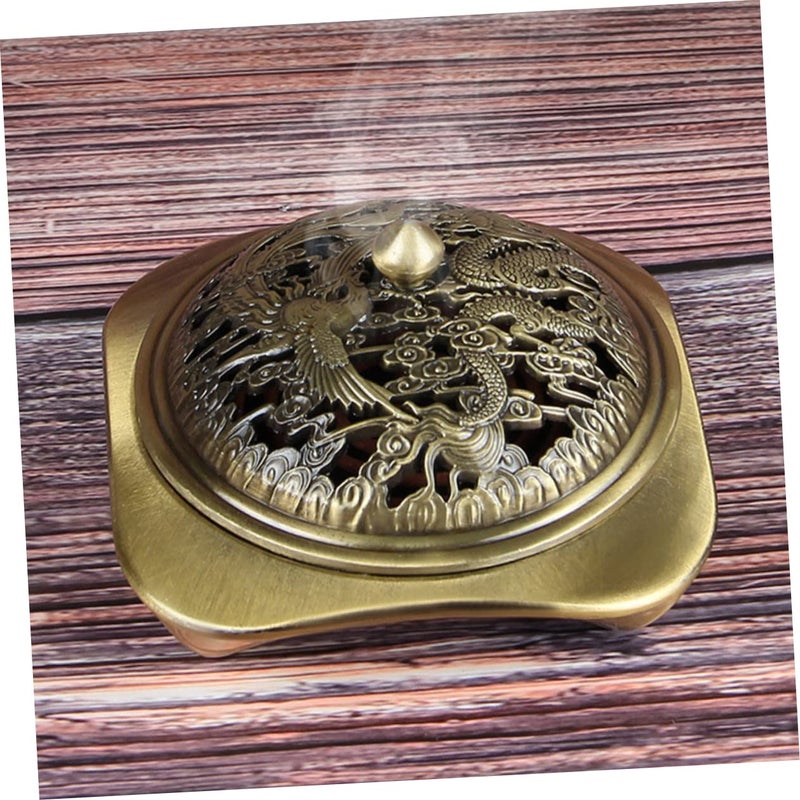 Antique Copper Incense Burner Holder For Home Decor Meditation And Relaxation - Image 5