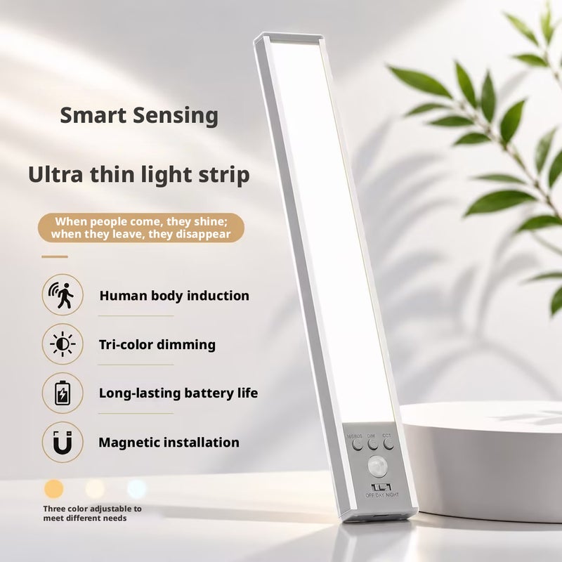 Smart Motion Sensor LED Night Light, Rechargeable, for Cabinet - Image 2