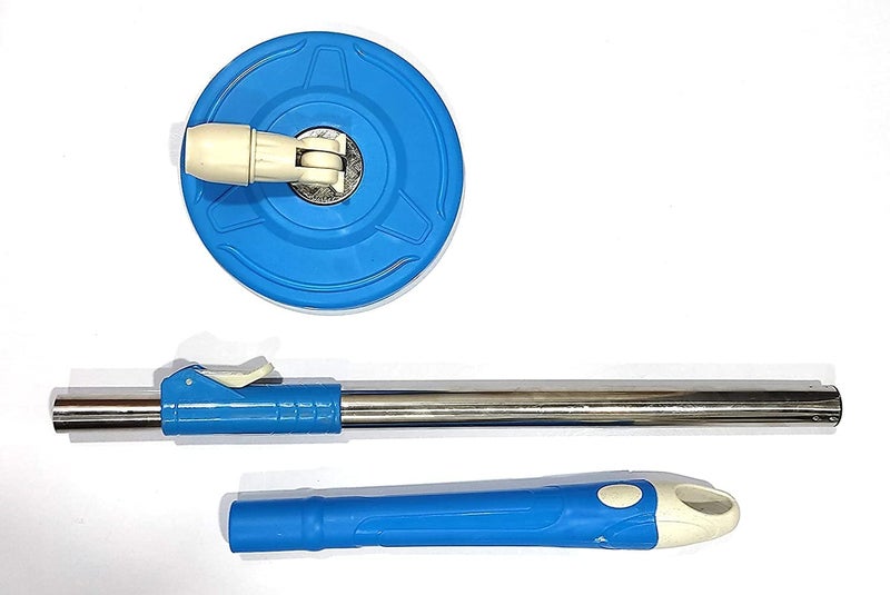 Whitecloud TRANSFORMING HOMES® 360 Stainless Steel Spin Mop Stick (Blue) - Image 3