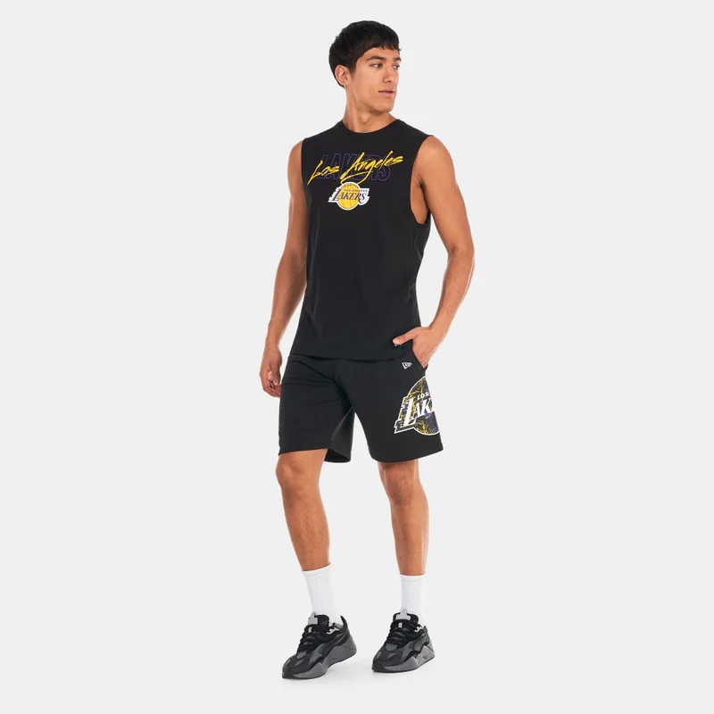 NEW ERA Men's Los Angeles Lakers Team Logo Shorts