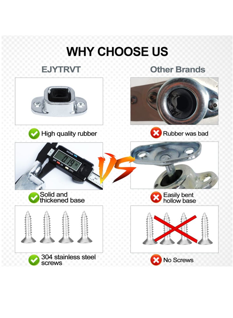 Zikra RV Door Holder, Heavy Duty Enclosed Trailer Door Latch, Entry Door Catch, Plunger and Socket Trailer Door Holder for Camper, TravelTrailer, Cargo, Truck, Shed Door (2 Pack) - Image 3