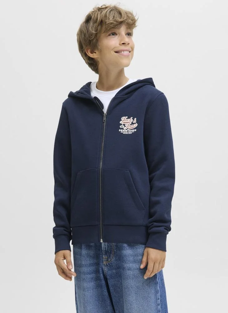 Jack & Jones Junior Kids Logo Hoodie