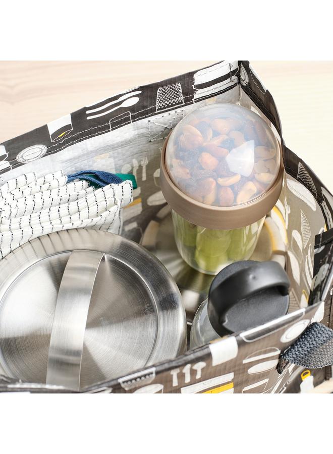 زبون علبة وجبات خفيفة، شفافة/رمادية فاتحة-بنية، 300 مل - Image 2