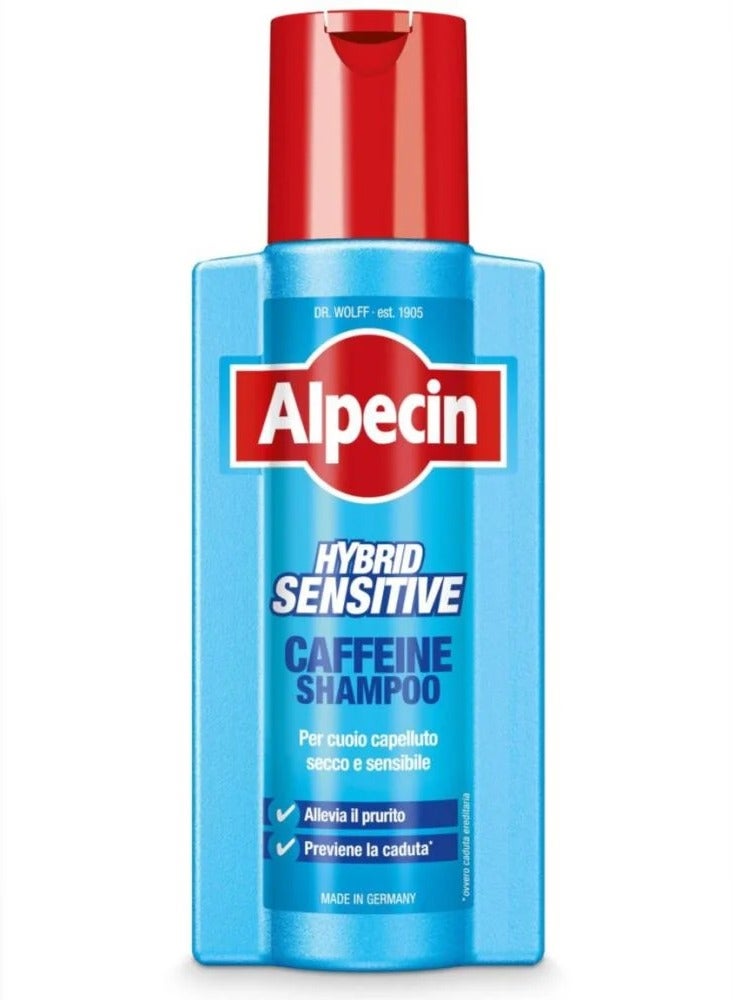 Alpecin Caffeine Shampoo Against Hair Loss, Itching and Dandruff Soothing 250ml Made in Germany