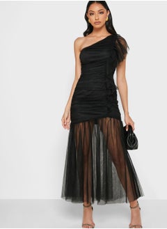 Ella Limited Edition One Shoulder Organdy Dress  - Image 4