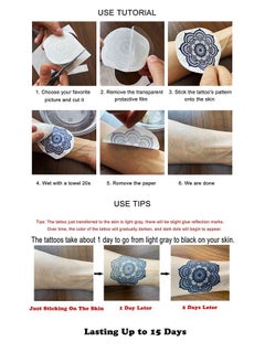 Kotbs 8 Sheets Semi Permanent Realistic Dragon Tattoos, Premium Temporary Tattoos 100% Plant-Based Ink Infinity Totem Tattoo Stickers, Long Lasting Tattoos for Men Women Girls Kids Adults  - Image 3