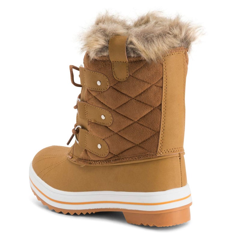 POLAR Womens Snow Boot Quilted Short Winter Snow Rain Warm Waterproof Boots - 9 - TAS40 YC0019 - Image 5