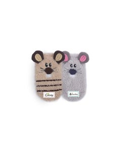 all for paws Sock Cuddler Mouse Sock 2 Pack  - Image 1