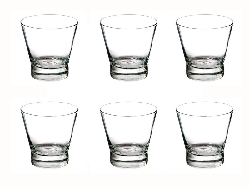 Arcoroc Shetland Old Fashion Tumbler Set, 320ml, Set of 6, Transparent - Image 3