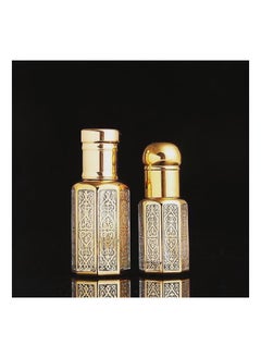 12pcs 3ml gold fancy  Empty bottles  Refillable Perfume Essential Oil Attar Bottle