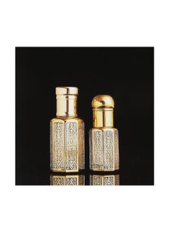 PARO OUD 12pcs 3ml gold fancy  Empty bottles  Refillable Perfume Essential Oil Attar Bottle  - Image 2