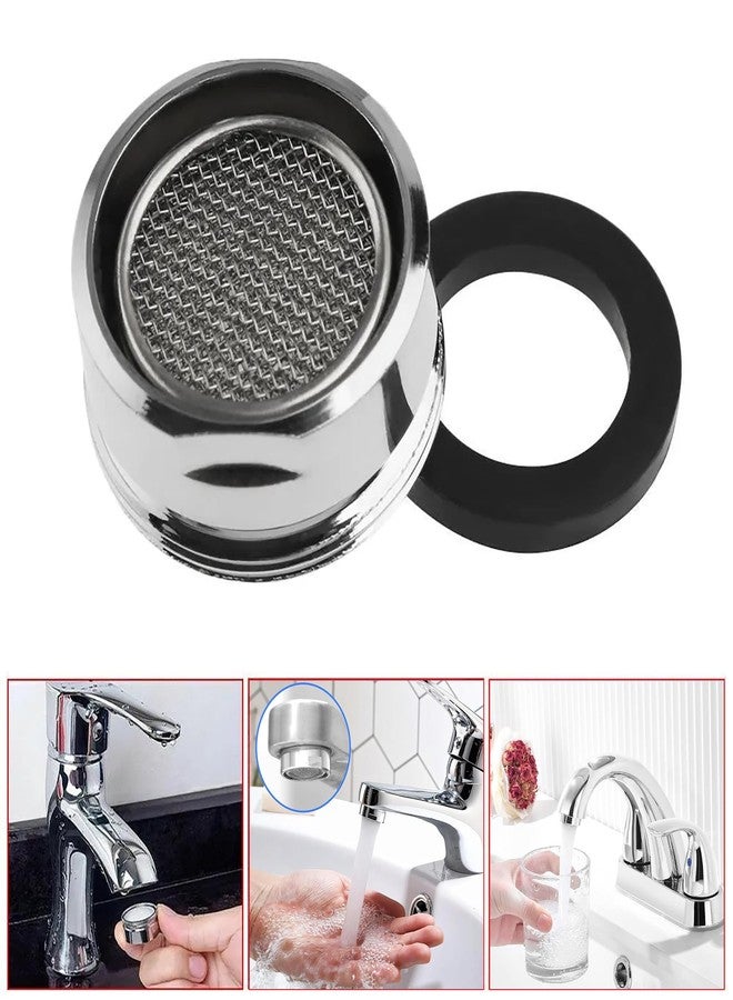 ESPETIO Bathroom Faucet Aerator 15/16 In Male Thread Chrome Solid Brass, Bathroom Sink Aerator, High Flow Aerator for Sink Faucet Aerators M24 with Gasket - Image 5