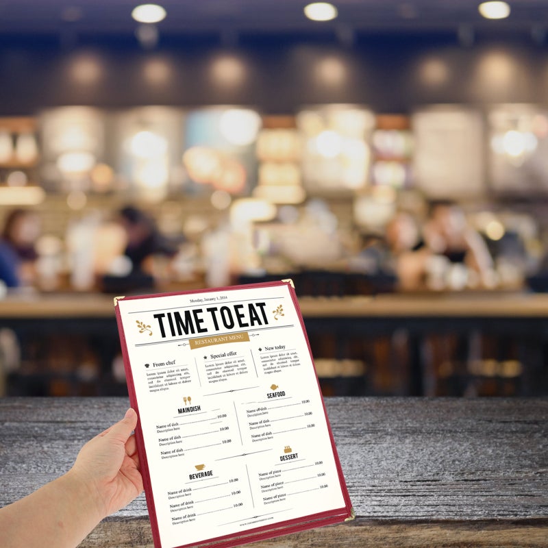 Transparent Binder, Durable PVC Menu Holder for Coffee Shops and Hotels - Image 4
