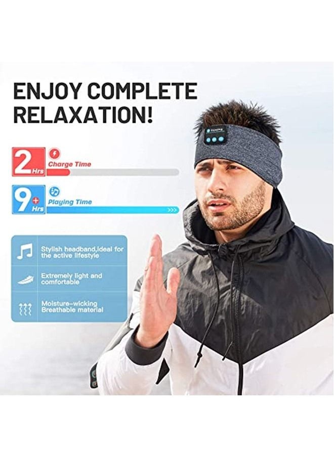 Generic Bluetooth Sports Headband Headphones with Ultra Thin HD Stereo Speakers  for Sleeping,Workout,Jogging,Yoga,Insomnia, Air Travel, Meditation  - Image 3