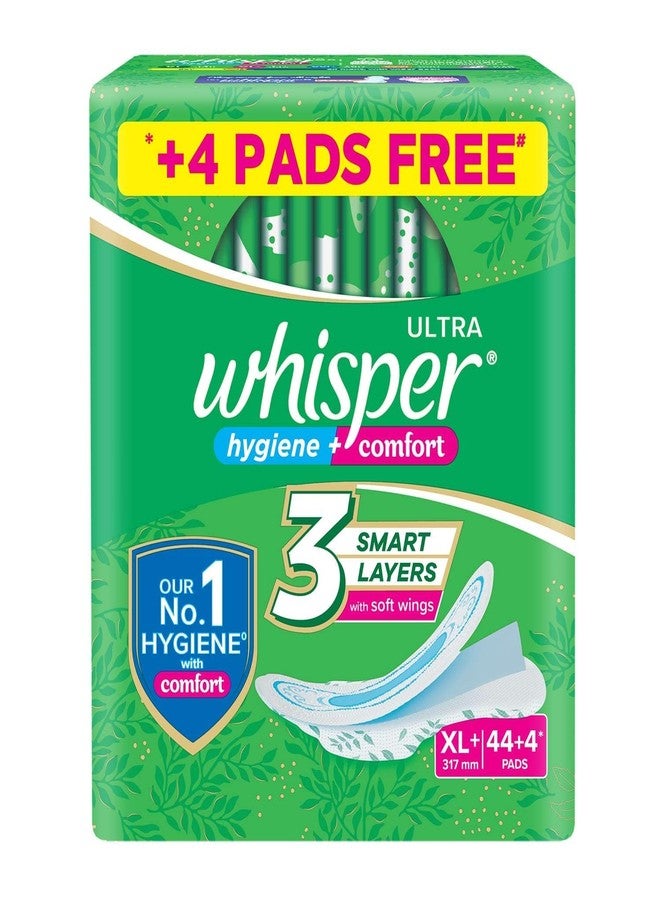 Whisper Ultra Sanitary Pads - 44 Count (Extra Large - Image 1