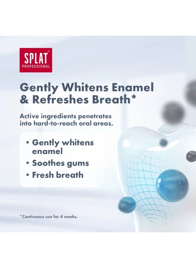 Splat Professional Bio‑Active Mouthwash White Plus-Alcohol Free-Fluoride Free-Gently Whitens Enamel-Soothes The Gums-Freshens Breath-Protects Against Plaque And Tooth Decay-Snow White Smile-275Ml (Twin Pack) - Image 4