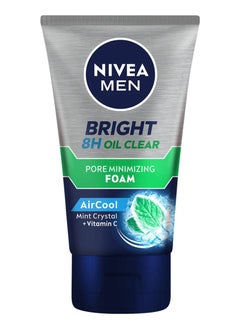 NIVEA MEN Nivea Men Bright 8H Oil Clear Pore Minimizing Foam 100 ml 