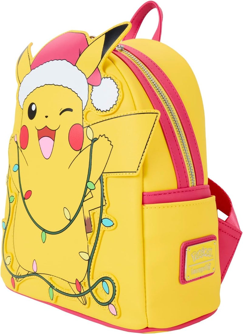 Loungefly Loungefly Pokemon Holiday Pikachu Mini Backpack - Image 3