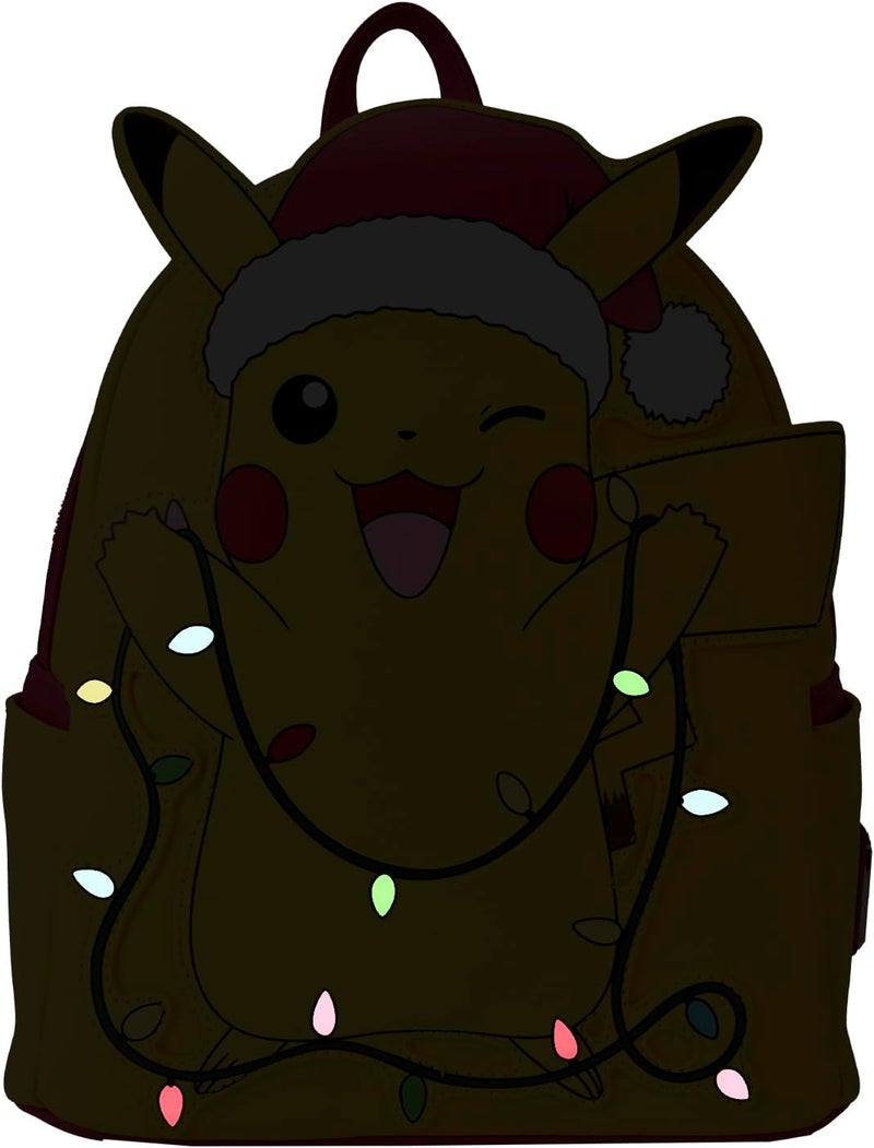 Loungefly Loungefly Pokemon Holiday Pikachu Mini Backpack - Image 2