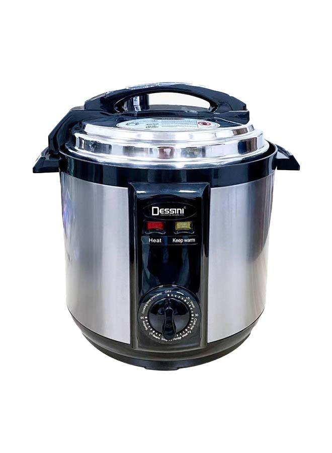DESSINI Electric Pressure Cooker 6 L 1000 W 6666 Silver/Black - Image 1
