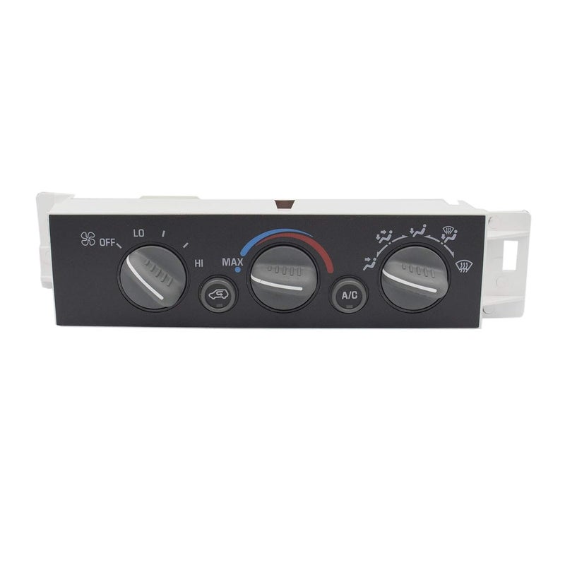 MOCW 9378815 15-72548 599-007 AC Heater Control Panel Climate Control Module Switch Without Rear Window Defogger for 1996-1999 Chevy Truck GMC C1500 C2500 C3500 K1500 K2500 K3500 Truck 16231175 - Image 1