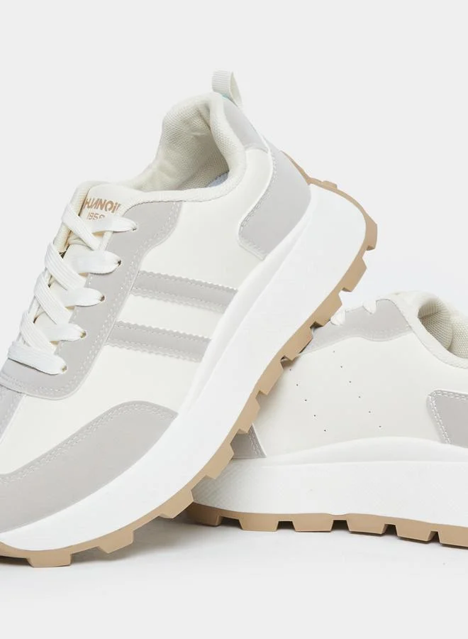 Styli Styli Women Sporty Striped Sneakers