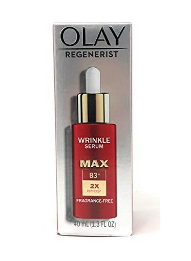 Olay Regenerist Max Wrinkle Serum With Peptides Fragrance Free 1.3 Oz  - Image 1