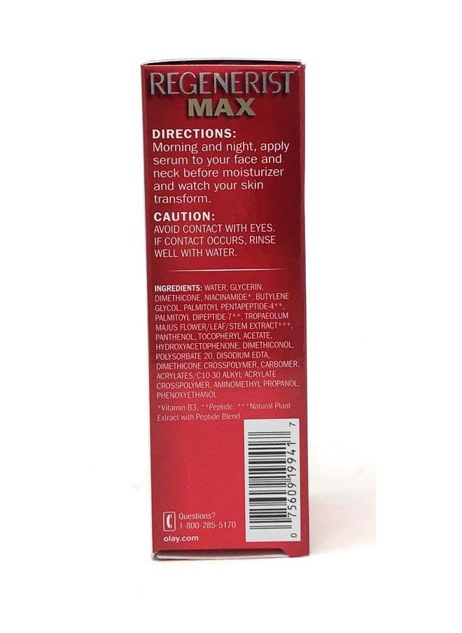 Regenerist Max Wrinkle Serum With Peptides Fragrance Free 1.3 Oz - pzsku/Z4BC26E40E135809484ADZ/45/_/1675253364/4f5a2219-194e-4610-a375-f48d1d97e68d