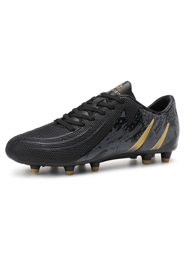 Sky View Soccer Shoes for Boys Girls Cleats FG sole Kids Athletic Football Shoes Youth Football Cleats Outdoor & Indoor Lightweight, Running & Training  - Image 1