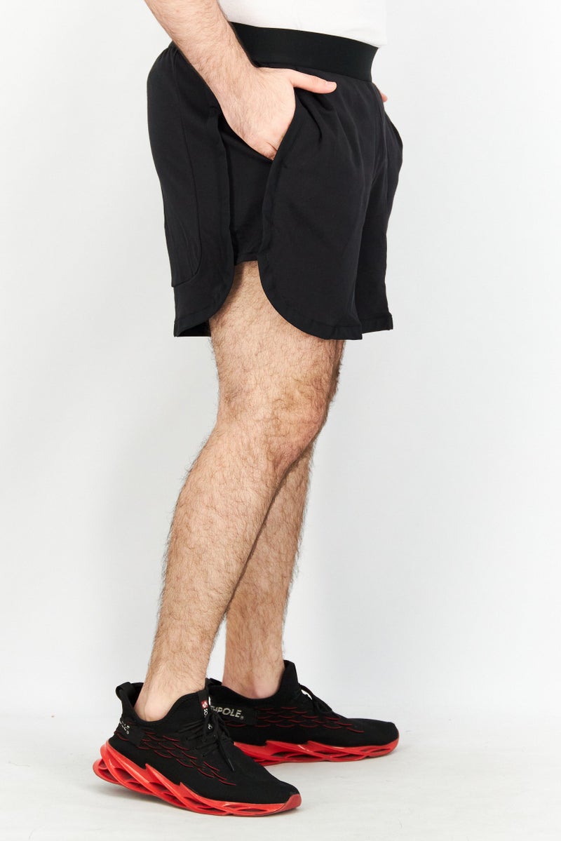 Adidas Men Sportswear Fit Training Shorts, Black - Image 4