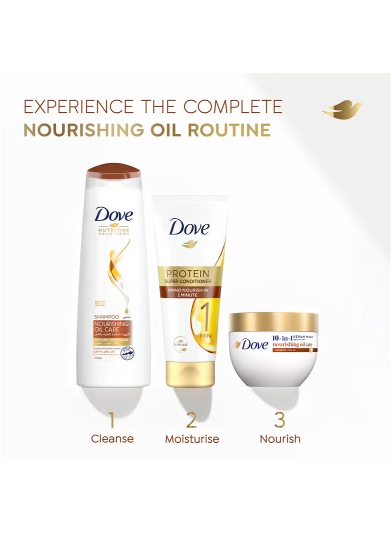 دوف 10 في 1 قناع سيروم زيت العناية المغذي يغذي الشعر بعمق في 1 دقيقة - Image 4