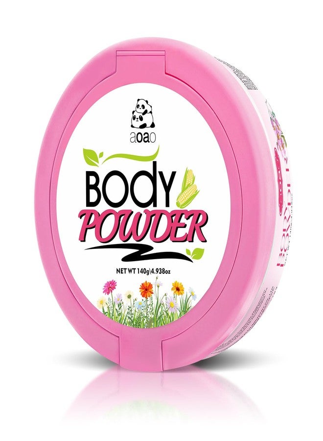 AOAO Talc-Free Dusting Powder for Women, Baking Soda Free, Natural Formula for After Bath Swampy Smooth Finish, Anti-Chafe & Deodorizing for Sensitive Skin, Gentle Daily Freshness with Puff, 5oz - Image 1