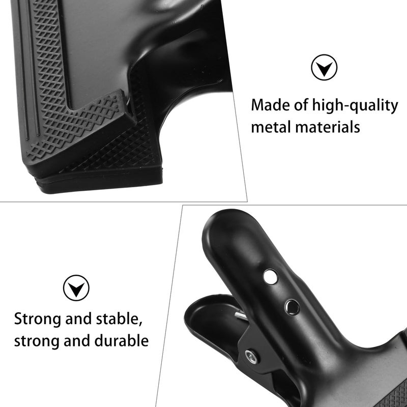 Sturdy Metal Spring Clamps Set Of 3 For Photography Backdrop Support And Lighting Equipment - Image 4