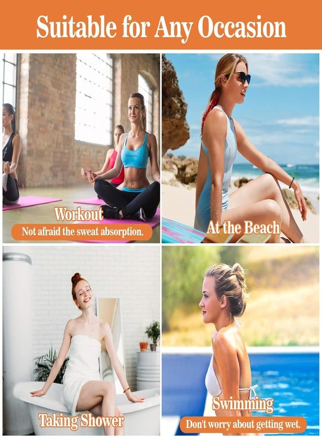 EPARTY ربطات شعر حلزونية - 30 قطعة من ربطات شعر سلك الهاتف للنساء والفتيات والمراهقات، ربطات شعر سميكة ومرنة ومقاومة للماء، ألوان محايدة، ربطات معدنية عالية المرونة. - Image 2