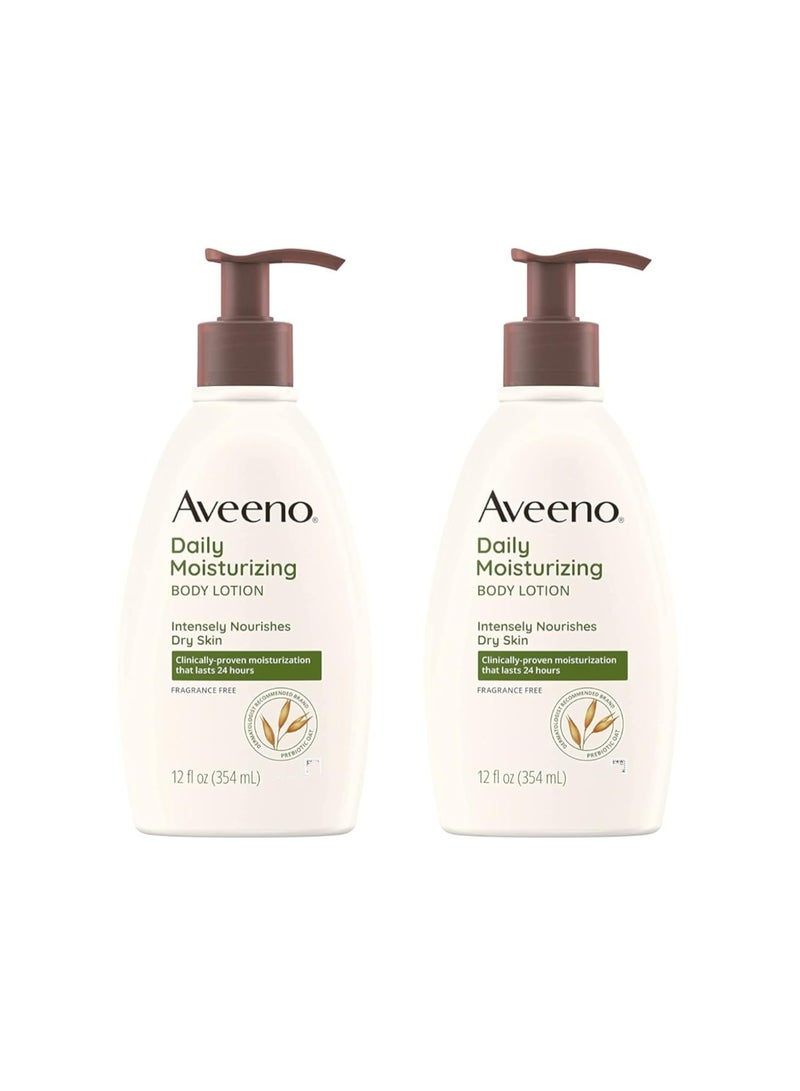 Aveeno Daily Moisturizing Lotion 354ML (2 Pack) - Image 1