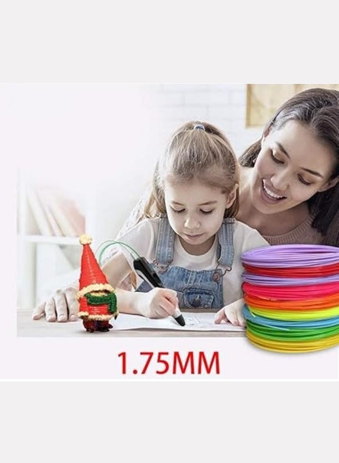 Executive LLC 10 pieces 3D Printing Pen Filament Low Temperature Refill Color Random 1.75MM Use For Creativity 3D Pen & 3D Printer Colours Set for Children - Image 4