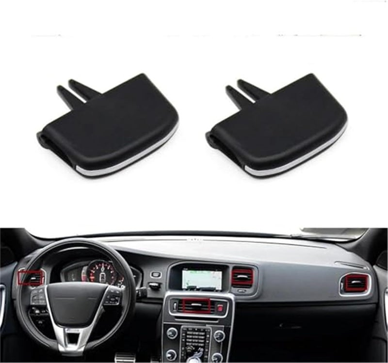 QASULER Air Conditioning Outlet Tab for Volvo S60 V60 - Image 5