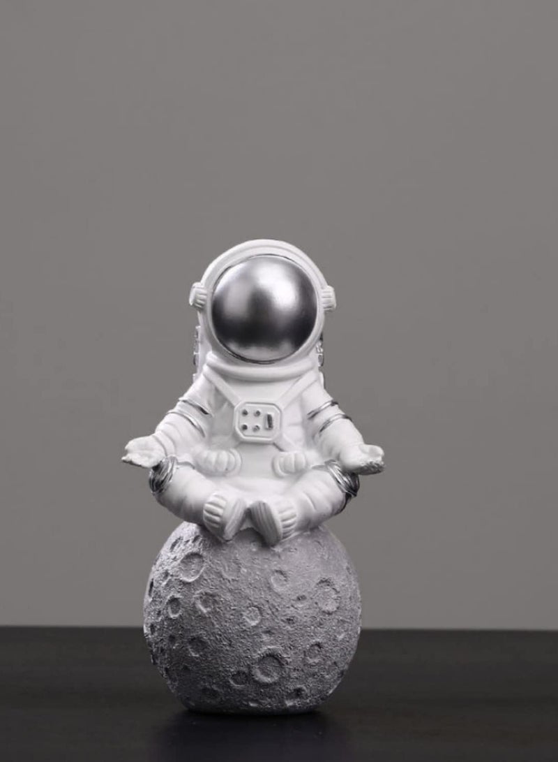 3PCS Resin Astronaut Figure Statue Spaceman Sculpture Educational Toy Desktop Home Decoration Astronaut Model for Kids Gift - Image 5