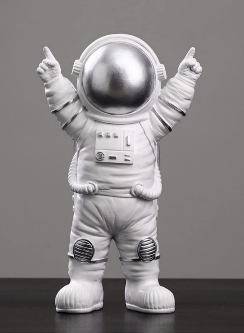 3PCS Resin Astronaut Figure Statue Spaceman Sculpture Educational Toy Desktop Home Decoration Astronaut Model for Kids Gift - Image 4
