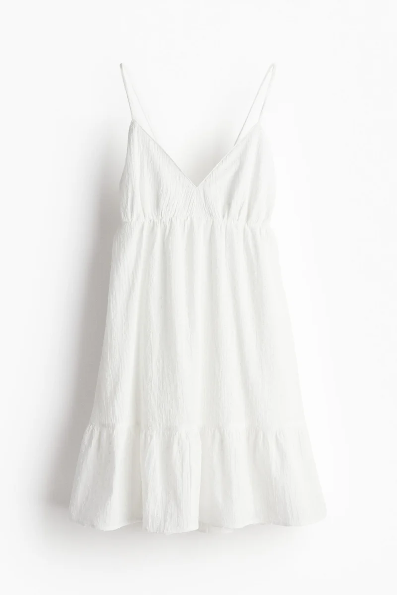 H&M Open-back crêpe dress